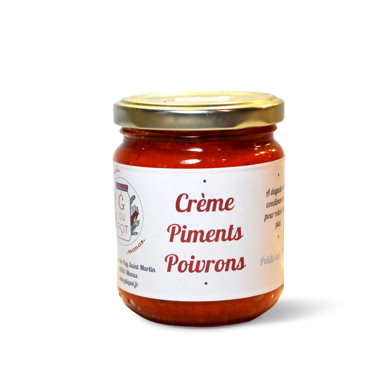 Crème piments poivrons