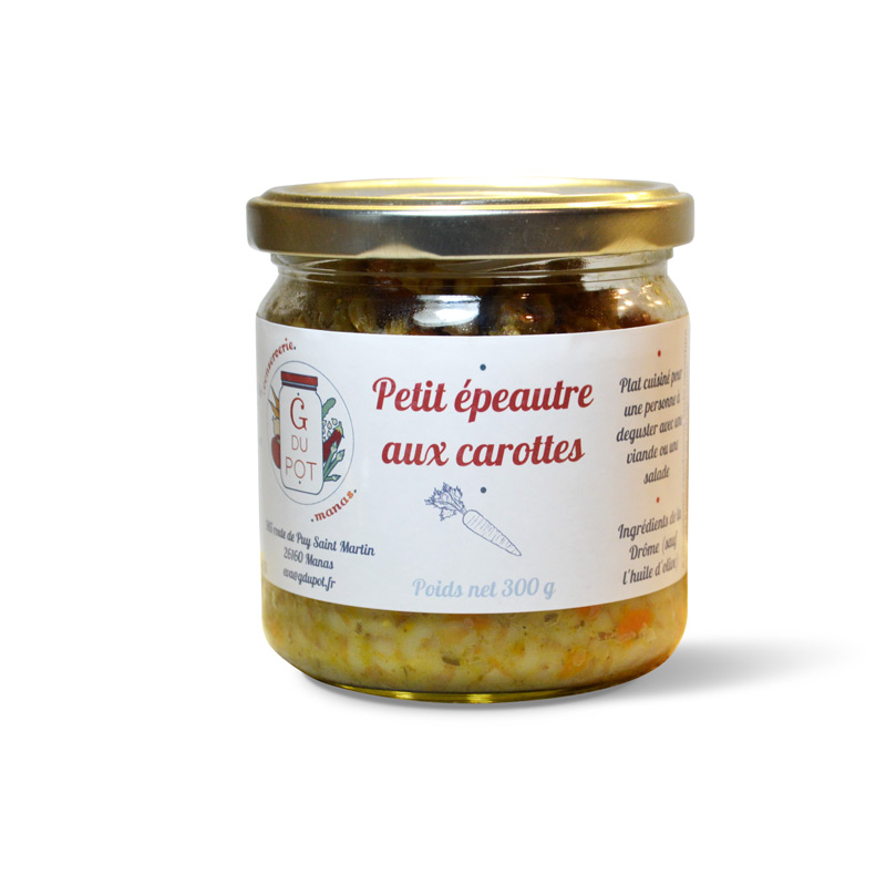 Petit épeautre aux carottes